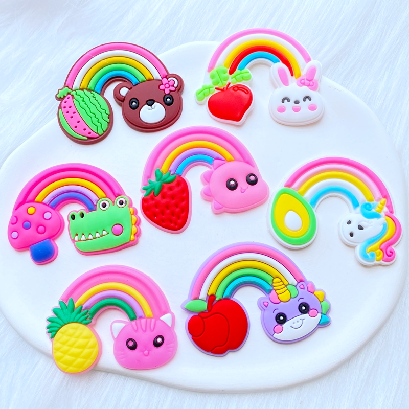 Embellishment Glue Craft - Colle Flexible en PVC, série arc-en-ciel,