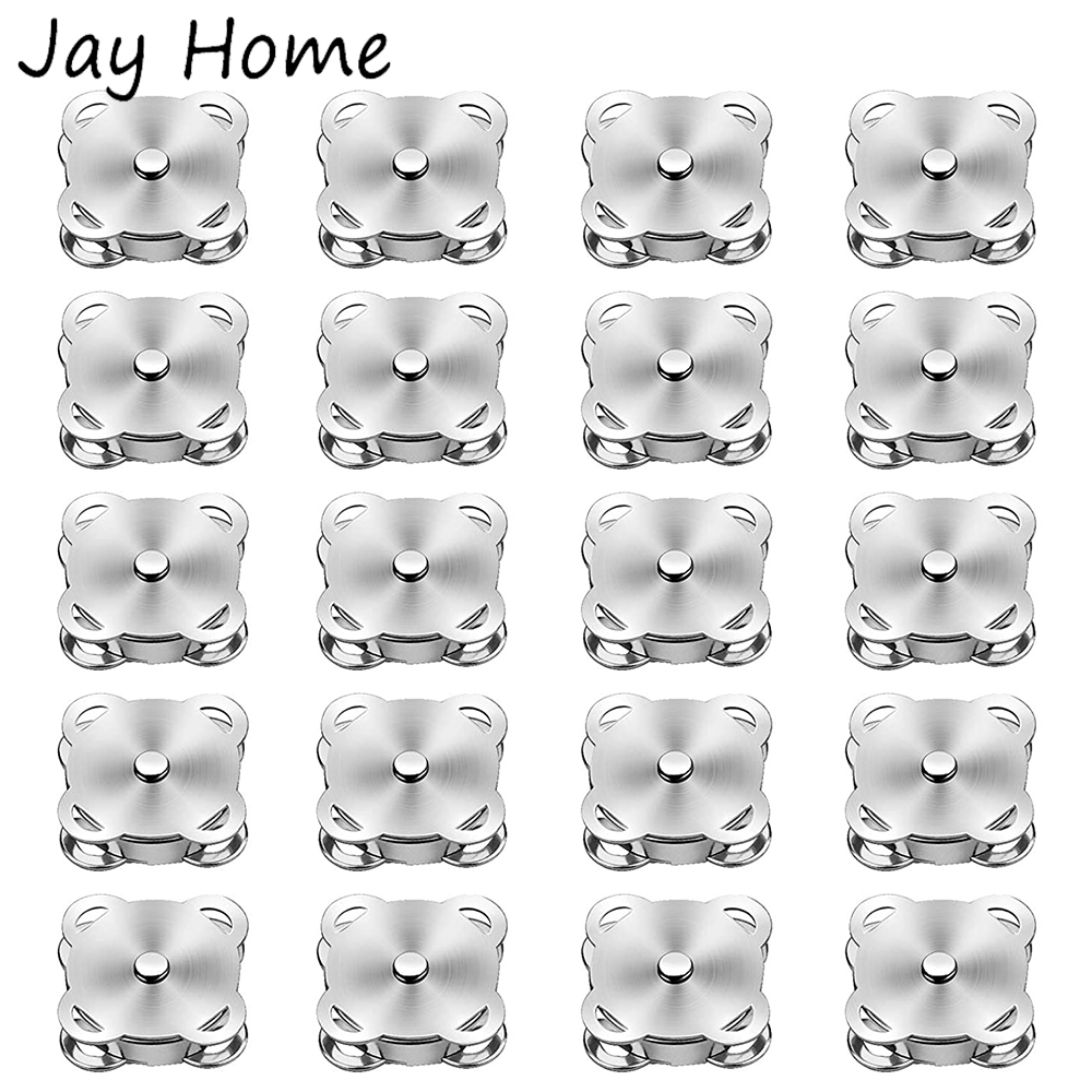 Iron On Stud Set - Lèvent à Pression Magnétiques en Métal,