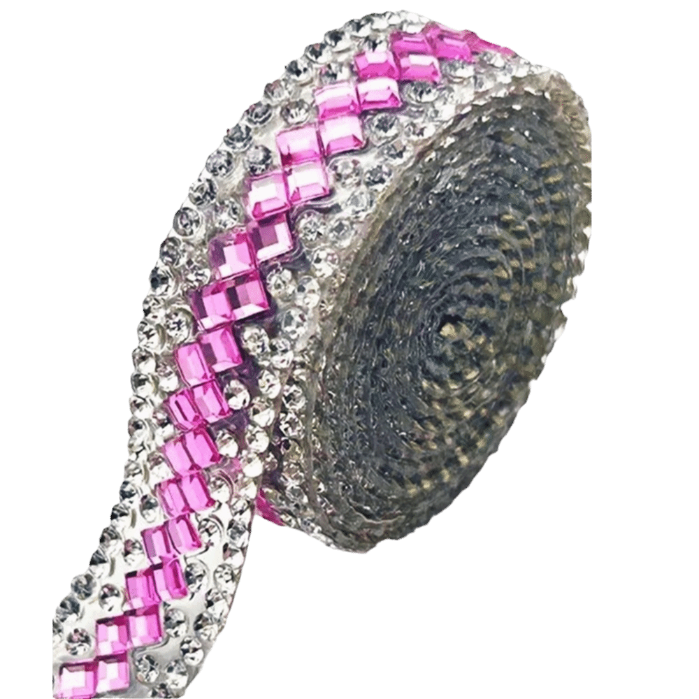 Rhinestone Banding Trim - Chaîne de strass autocollante brillante pour