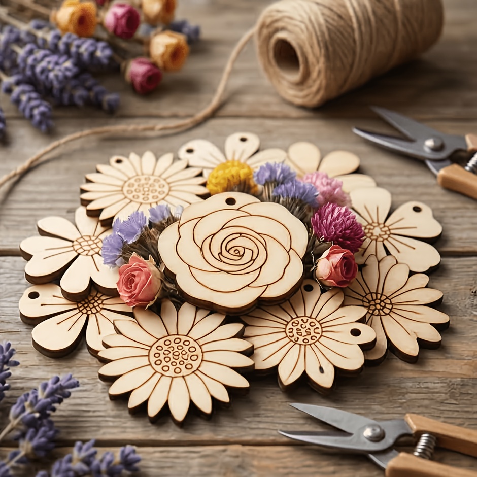 50 pièces/ensemble, tranches d - Easter Craft Embellishment Set avis et prix