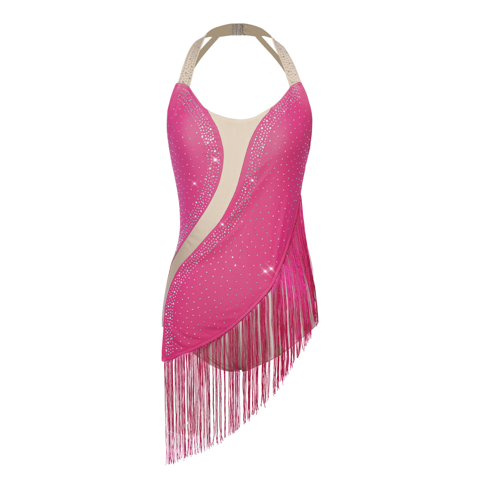 Justaucorps à franges et ourle - Rhinestone Banding Trim avis et prix