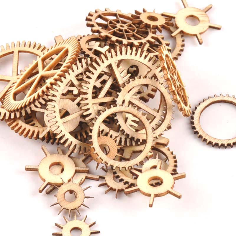 Roue dentée artisanale en bois - Craft Embellishments avis et prix