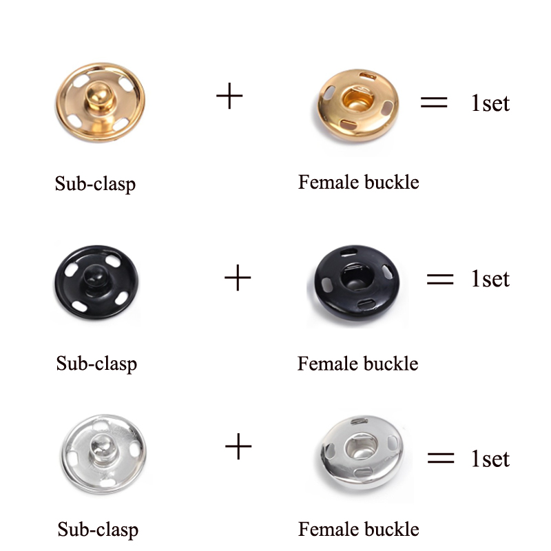10/50 ensemble 8-10mm boutons  - Iron On Stud Set avis et prix