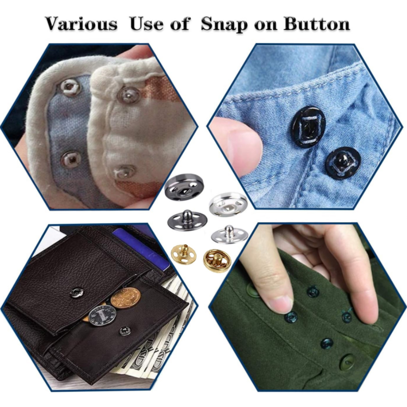 10/50 ensemble 8-10mm boutons  - Iron On Stud Set avis et prix