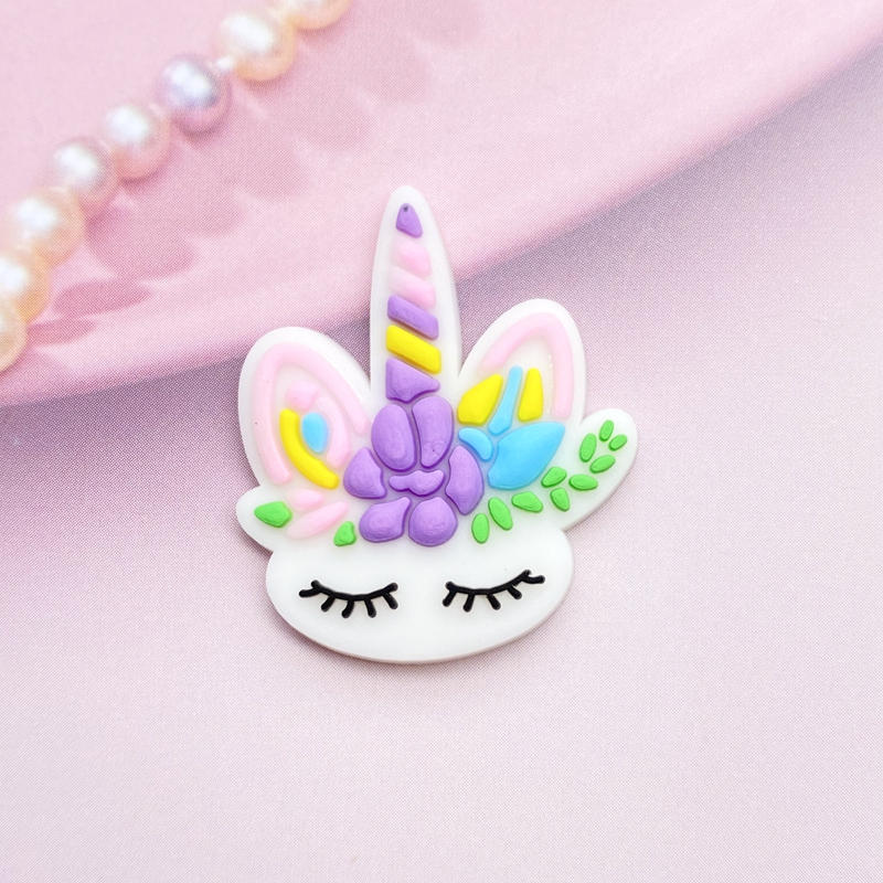 Mini tête de licorne en PVC, 1 - Embellishment Glue Craft avis et prix